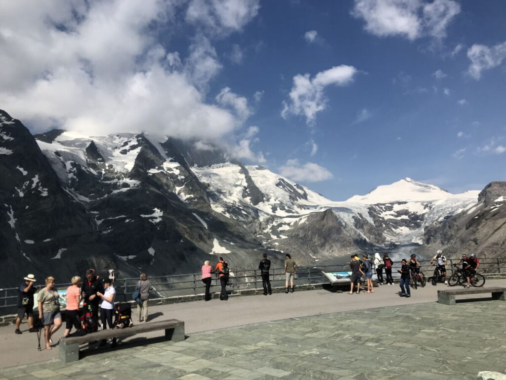 Die Kaiser-Franz-Josefs-Höhe an der Großglockner Hochalpenstraße